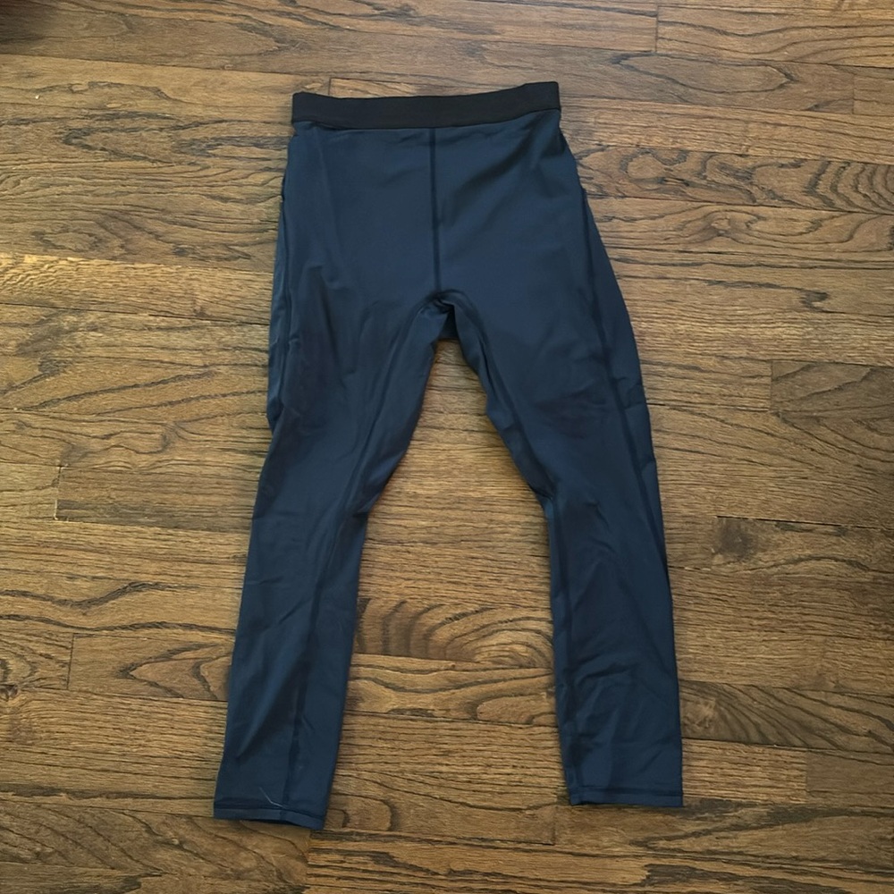 Lululemon men's tights navy blue worn black size medium - no tag